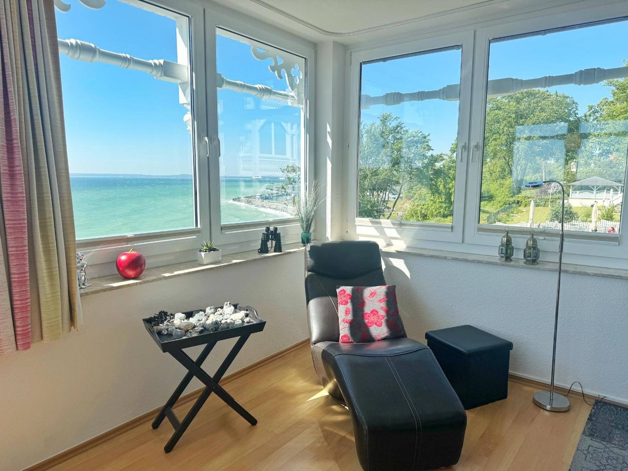 Villa Seeblick - Ferienwohnung 407 ซาสนิทซ์ ภายนอก รูปภาพ